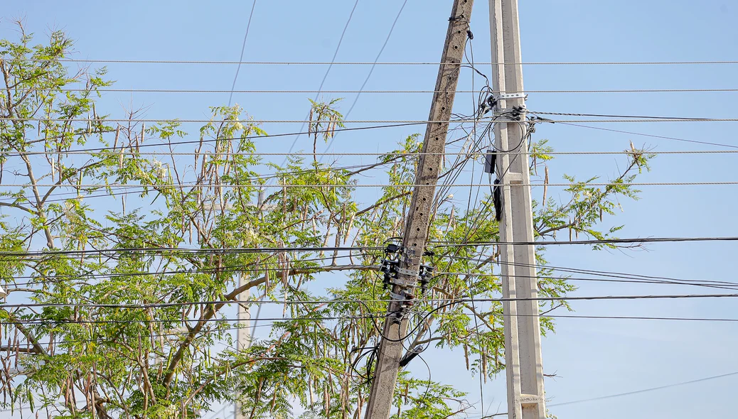 Fiação do poste