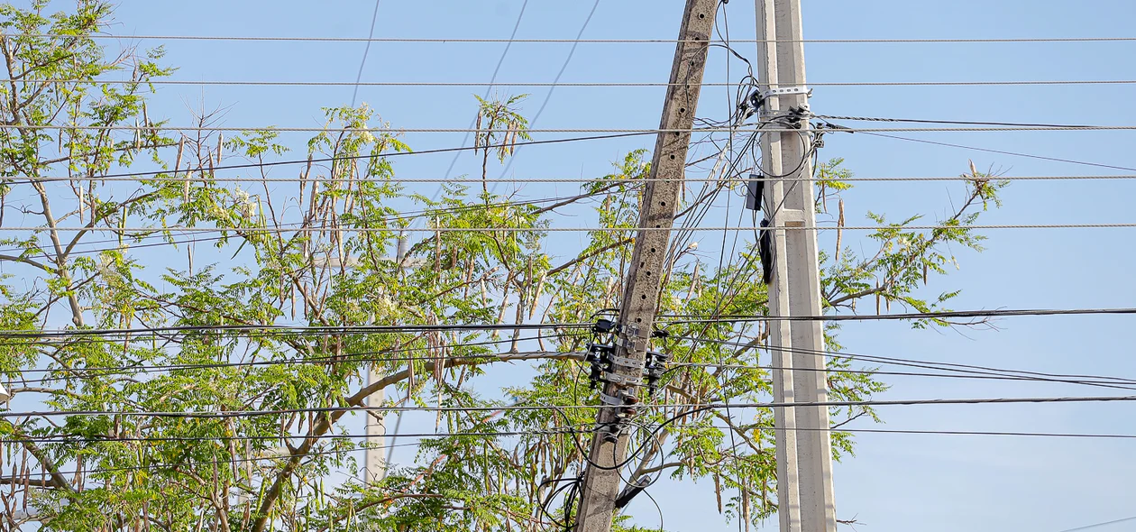 Fiação do poste