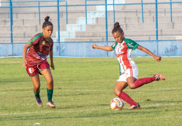 Fluminense e Skill Red pelo Campeonato Piauiense de Futebol Feminino.