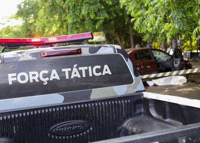 Força Tática do 1º BPM atendeu a ocorrência, juntamente com o DHPP