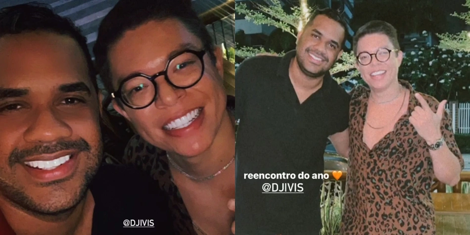 Fotos de Caique Souvana ao lado do Dj Ivis