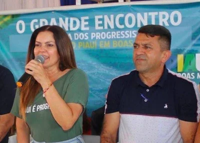 Iracema Portella e prefeito Zé Filho