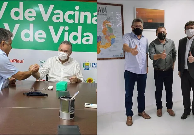 João Mádison em audiências com Florentino Neto e Rafael Fonteles