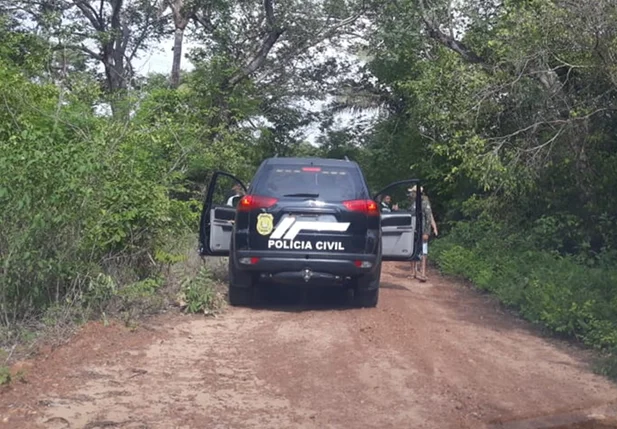 Local onde o mototaxista foi encontrado morto em Nazária