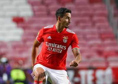 Lucas Veríssimo em atuação pelo Benfica