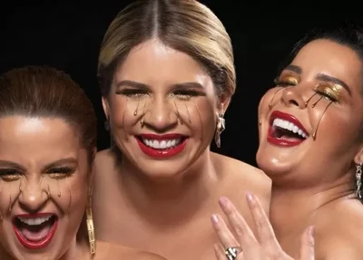 Marília e a dupla Maiara e Maraísa no projeto "As Patroas"