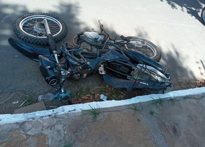 Motocicleta da vítima