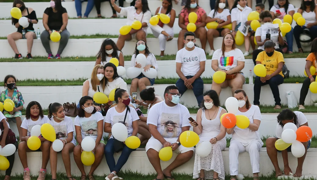 Muita gente compareceu no parque da cidadania