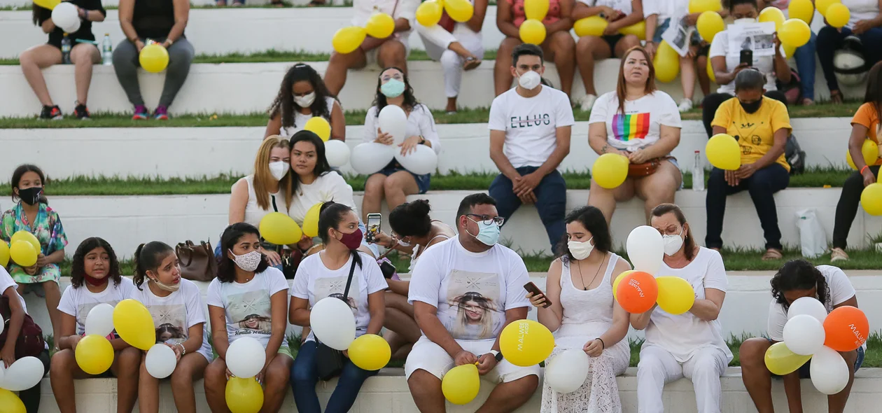 Muita gente compareceu no parque da cidadania