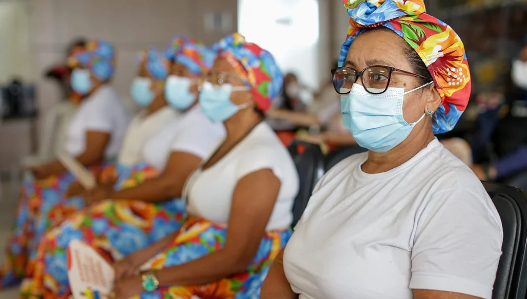 Mulheres participaram da solenidade