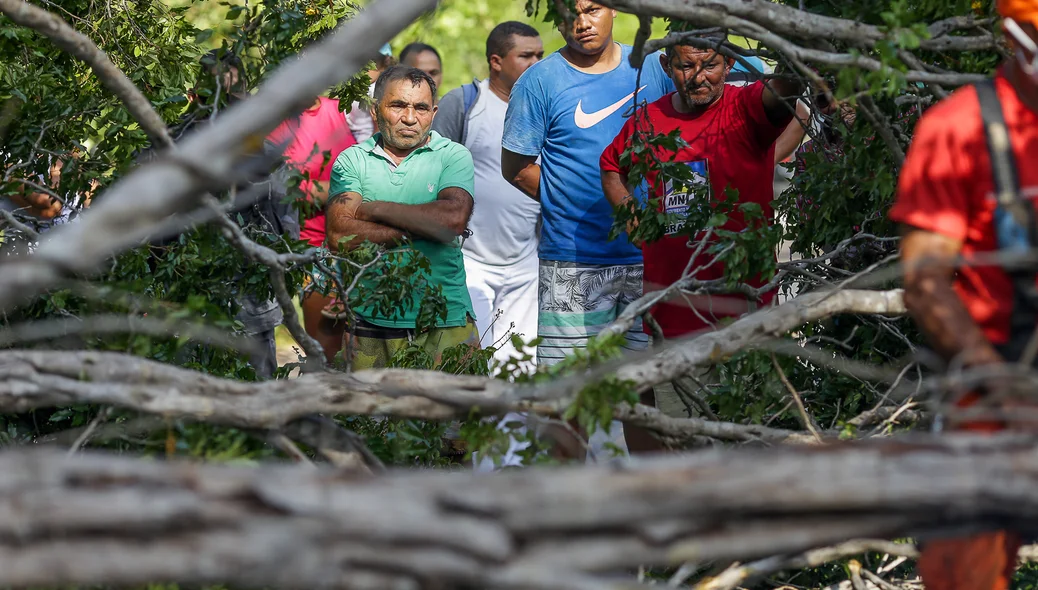 O acidente ocorre na zona rural leste