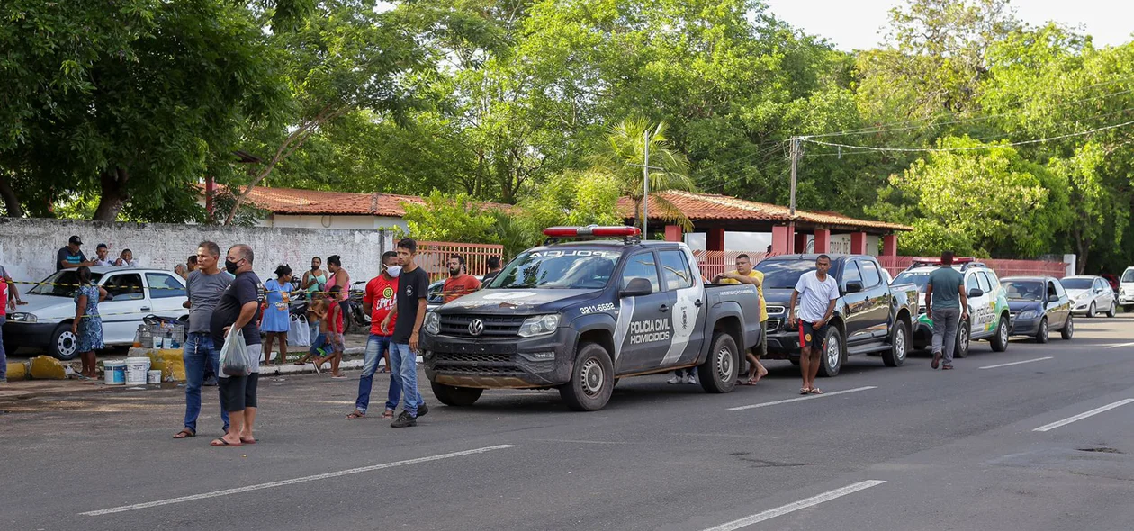 O crime ocorreu próximo ao Corpo de Bombeiros