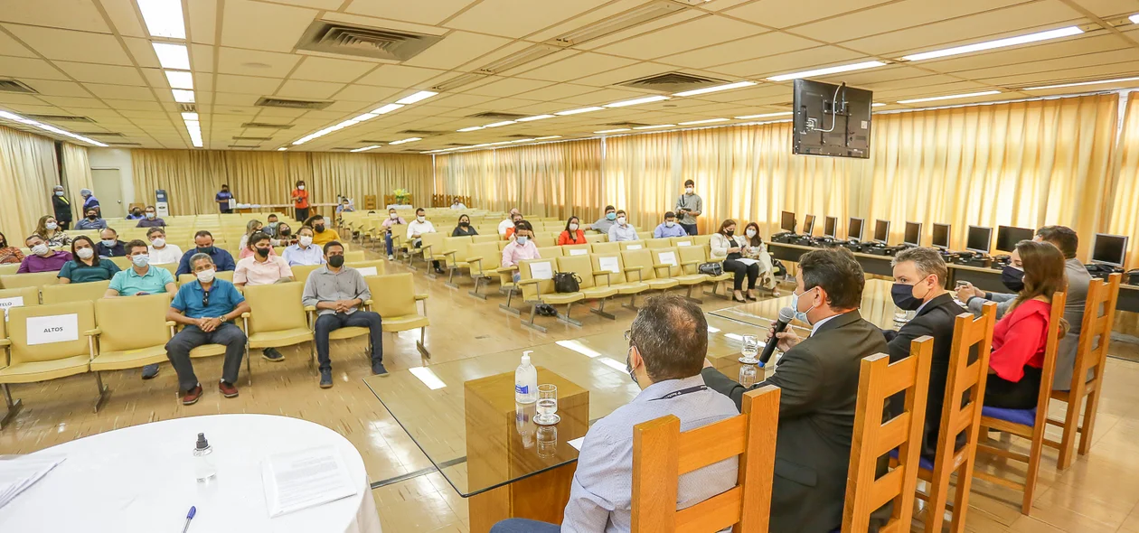 O evento aconteceu no prédio da Receita Federal