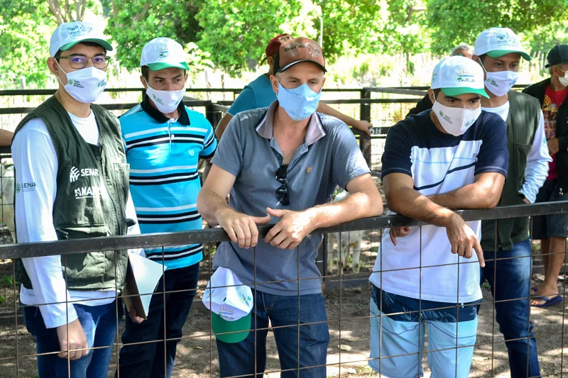 O evento foi realizado na fazenda Lagoas, na localidade Mimosa, zona rural do município