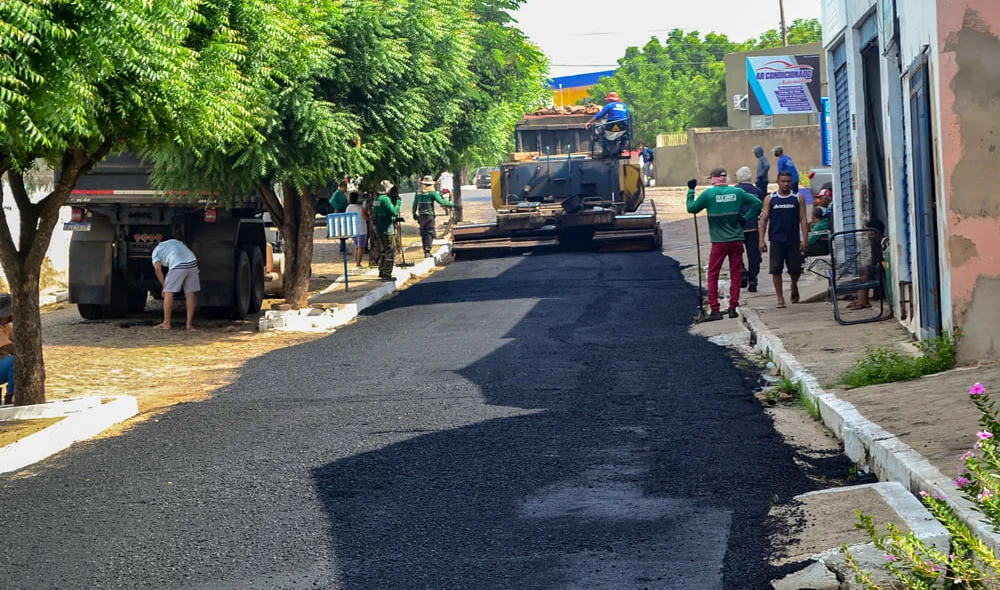 Obra resultará em cerca de 14.000 m² de asfalto no munucípio