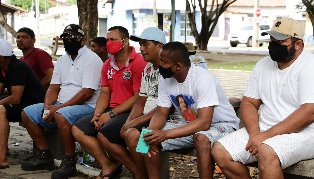 Operadores de draga e mergulhadores fizeram apelo pelos direitos trabalhistas da classe