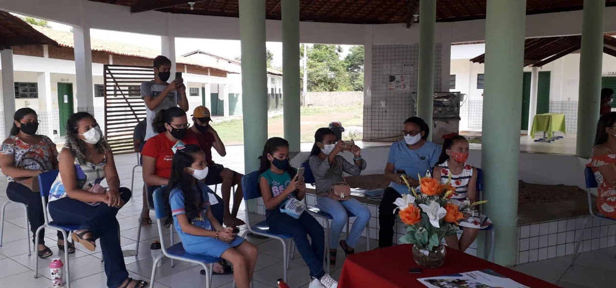 Participaram também da palestra representantes das escolas municipais