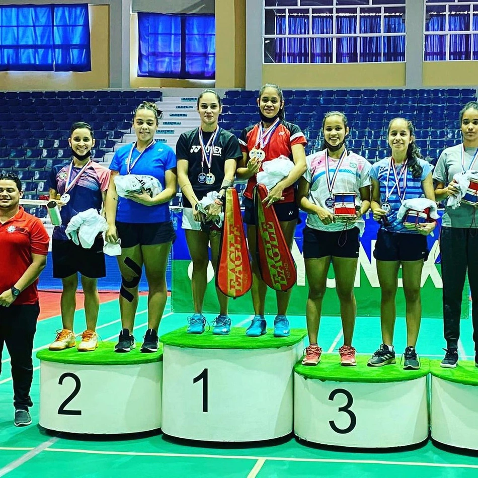 Piauienses são destaque no Aberto de Badminton na República Dominicana.