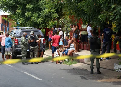 PM isolou a área do crime