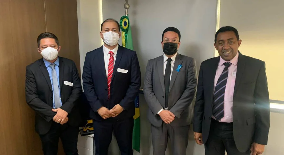 Prefeito Joel Rodrigues e o Presidente do FNDE, Marcelo Ponte, estiveram reunidos em outro momento