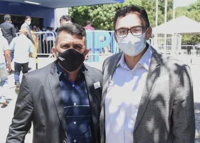 Prefeito Paulo César e prefeito Zé Filho