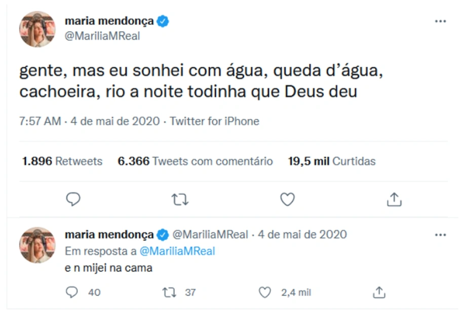 Publicação de Marília Mendonça