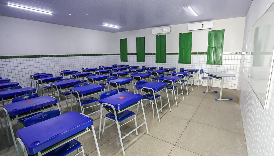 Salas de aula foram climatizadas