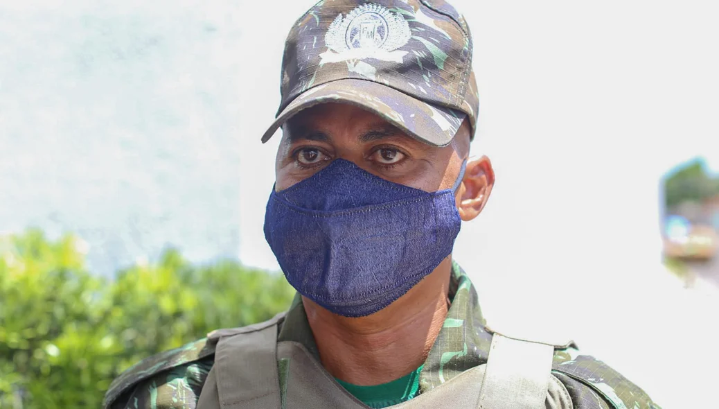 Sargento Elias, do Batalhão de Polícia Ambiental