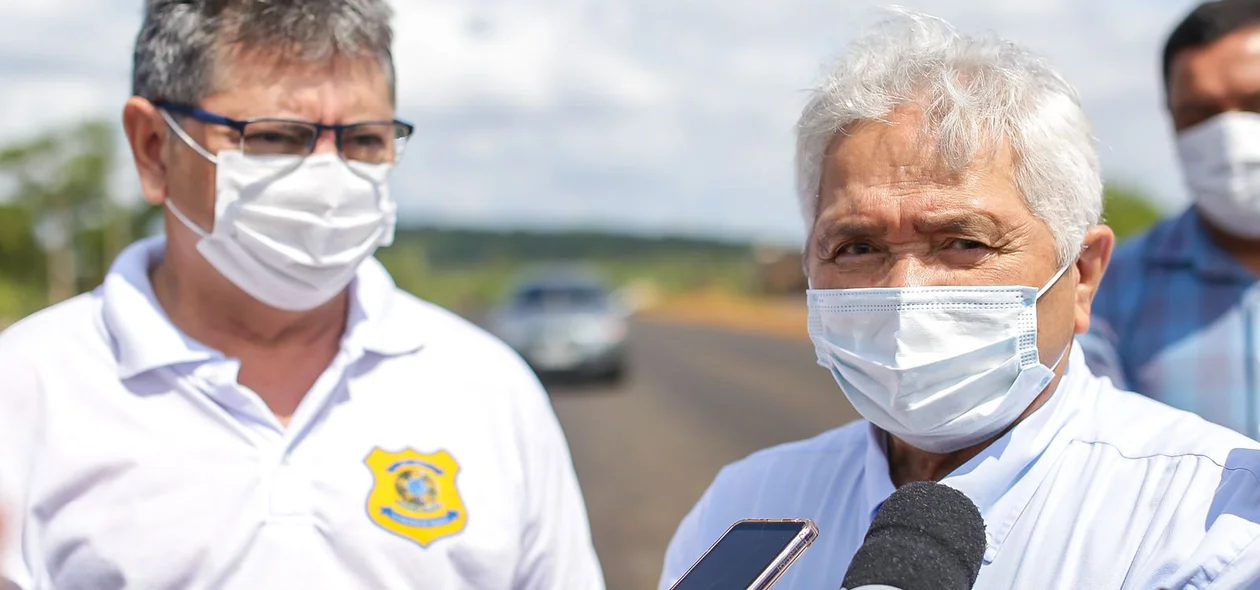 Superintendente Ribamar Bastos e senador Elmano Férrer