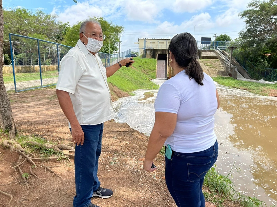 A visita ocorreu na zona norte de Teresina
