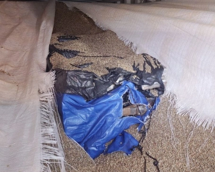 Alfândega de Santos 561kg de cocaína em carga de café 7