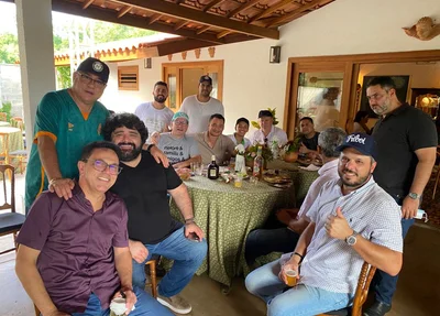 Almoço na fazenda do deputado João Mádison