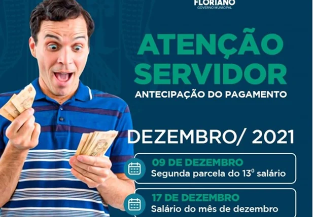Anúncio da Prefeitura de Floriano