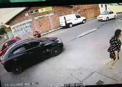 Briga de trânsito em Teresina