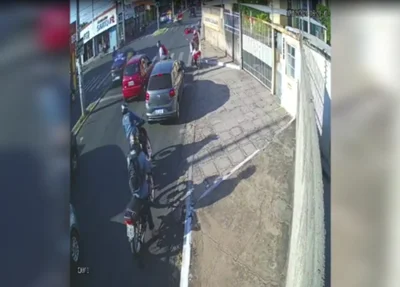 Câmera flagrou a ação criminosa