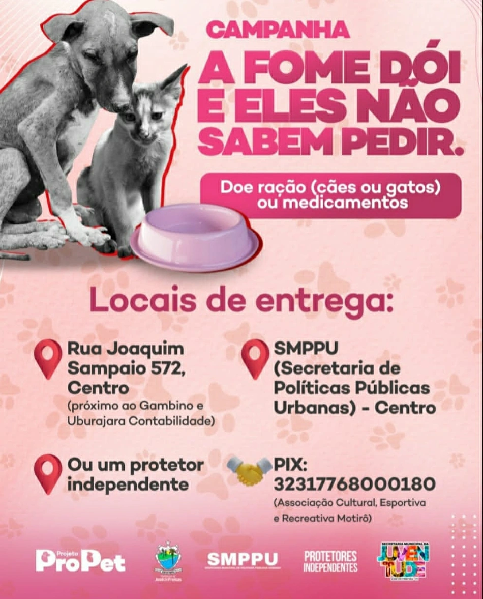 Campanha A fome dói e eles não sabem pedir