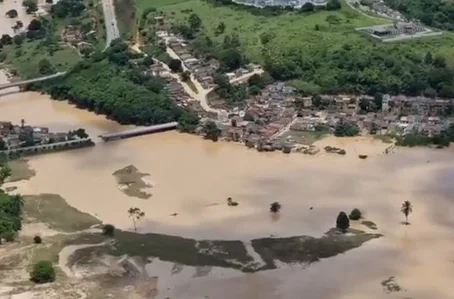 Chuvas no interior da Bahia e de Minas Gerais