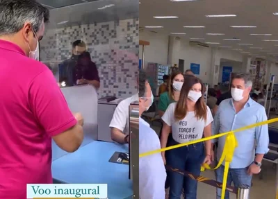 Ciro Nogueira em voo inaugural