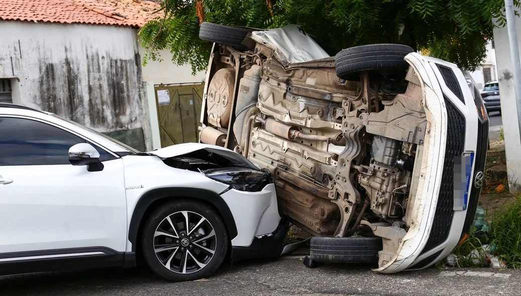 Colisão no Centro de Teresina