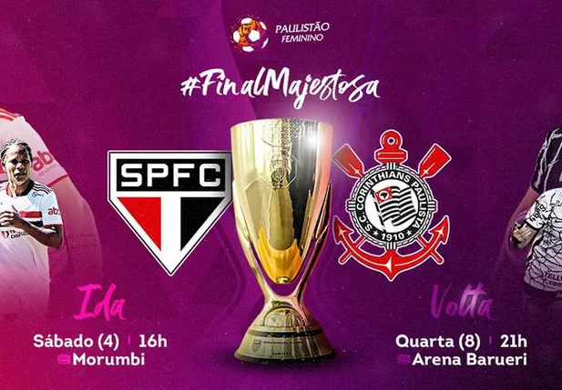 Corinthians e São Paulo se enfrentam no primeiro jogo da final do Paulistão Feminino, no Morumbi, neste sábado
