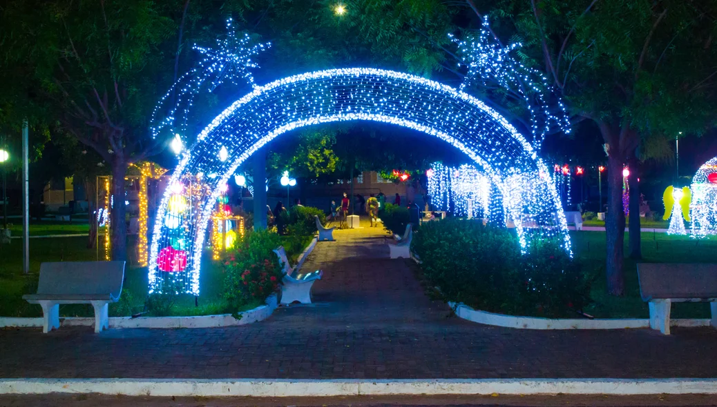 Decoração de Natal em Joaquim Pires