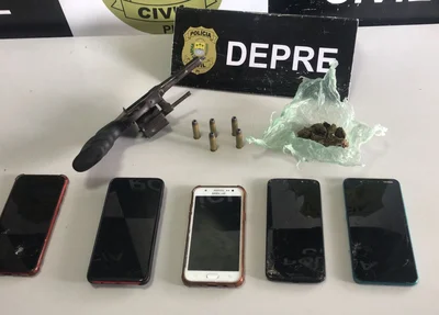 DEPRE apreende arma e drogas em residência na zona norte de Teresina