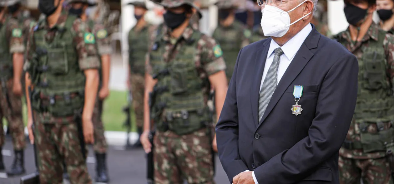 Dr. Pessoa (MDB) durante solenidade no 2º BEC