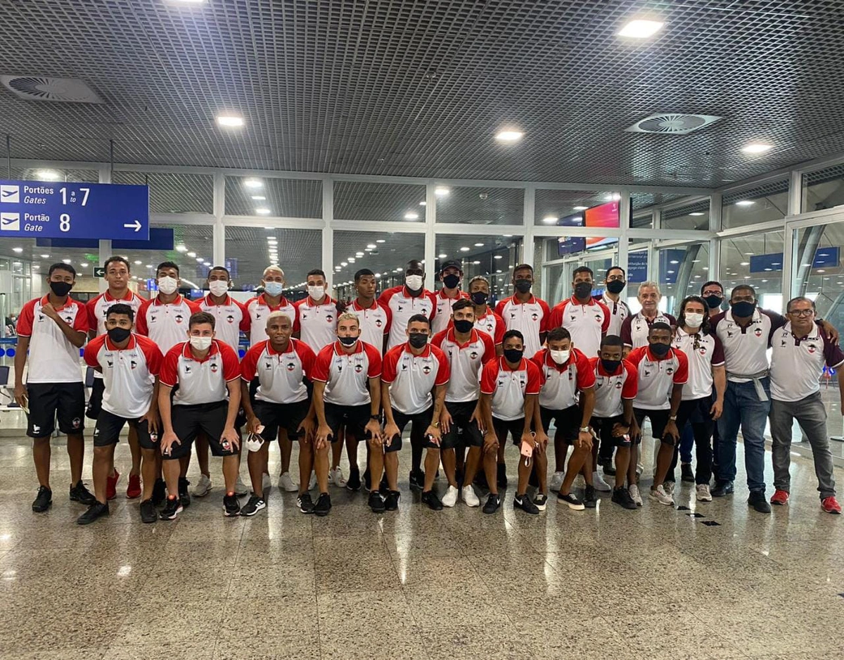 Elenco riverino embarca para a Copinha São Paulo de Futebol Júnior.