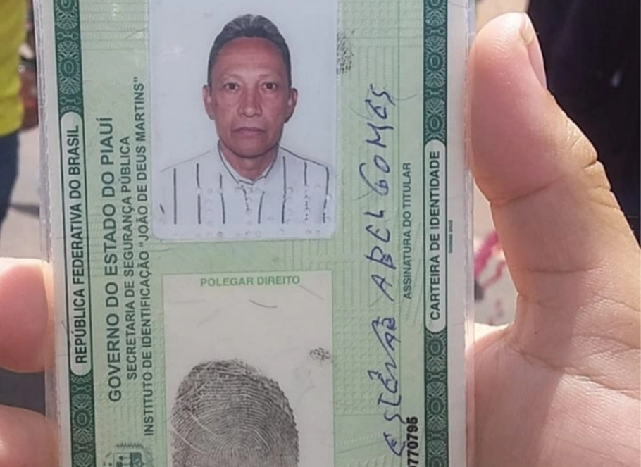Estêvão Abel Gomes não resistiu aos ferimentos e morreu no local