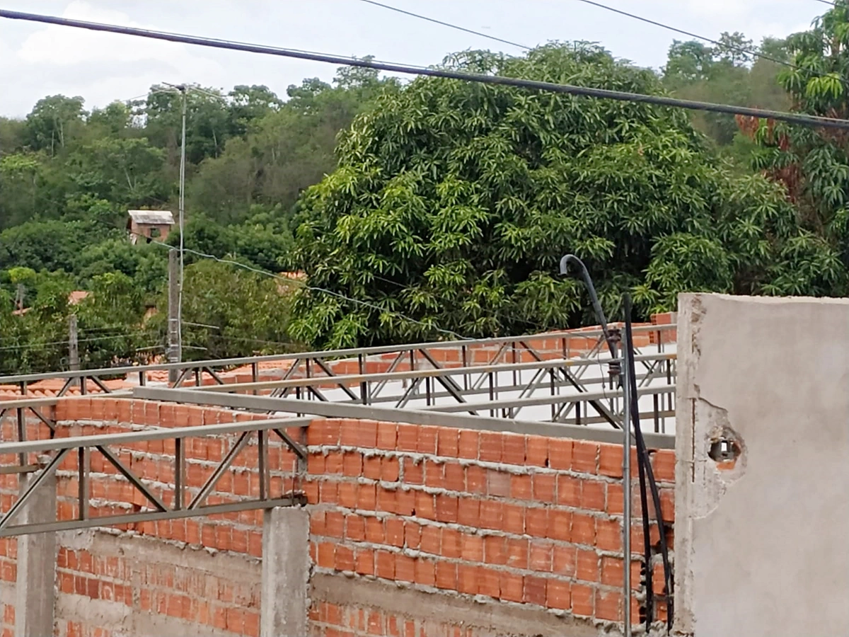 Estrutura de onde a vítima caiu