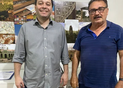 Evandro Hidd e Antônio Uchôa