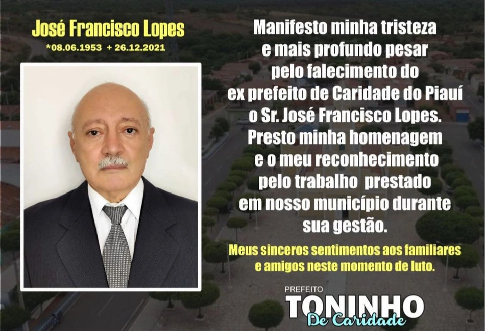 Ex-prefeito José Francisco Lopes