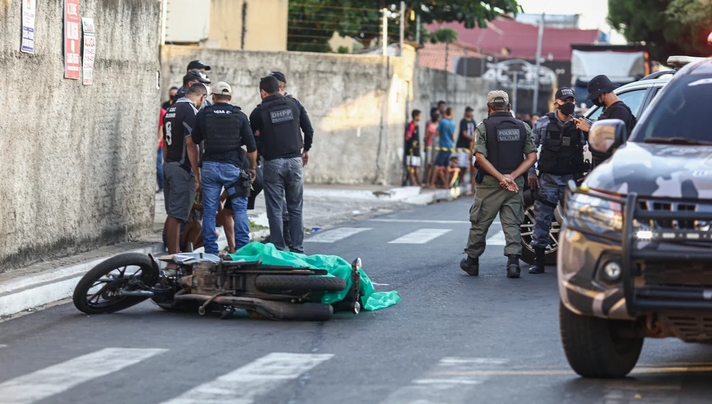Execução no bairro Dirceu