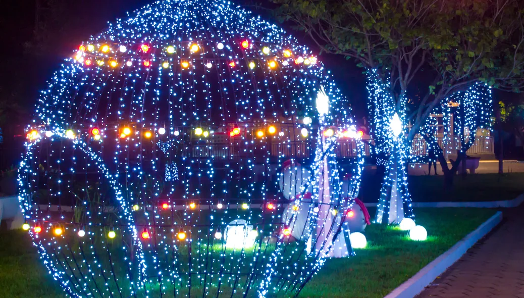 Inauguração da decoração de Natal em Joaquim Pires
